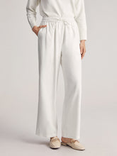 Simple Bell Drawstring Wide Leg Pants